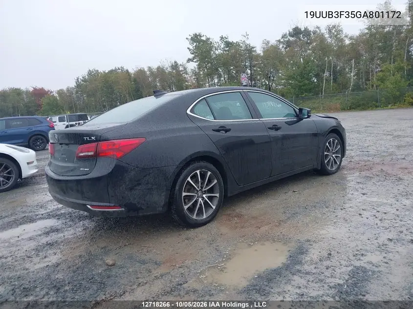 2016 ACURA TLX VIN 19UUB3F35GA801172 — фото 4