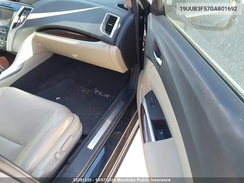 2016 ACURA TLX VIN 19UUB3F57GA801692 — фото 5