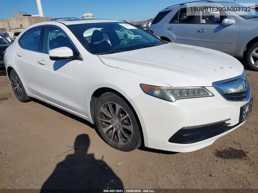 ACURA TLX 2016, VIN 19UUB1F39GA003732
