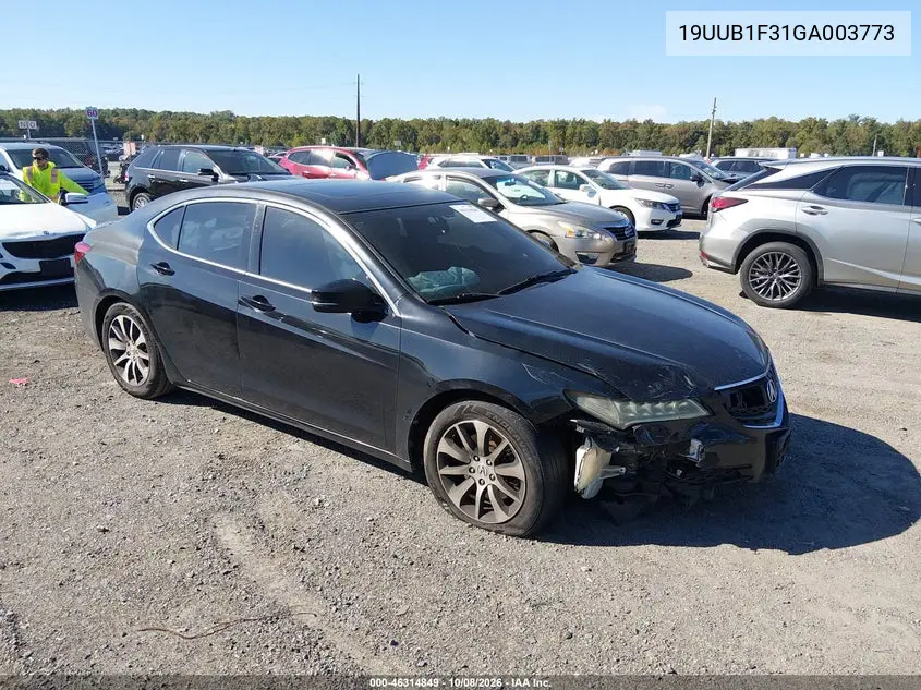 ACURA TLX 2016, VIN 19UUB1F31GA003773