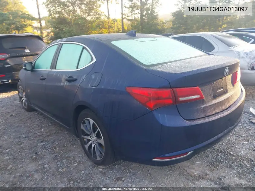 2016 ACURA TLX VIN 19UUB1F34GA013097 — фото 3