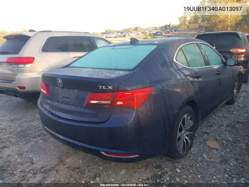 2016 ACURA TLX VIN 19UUB1F34GA013097 — фото 4
