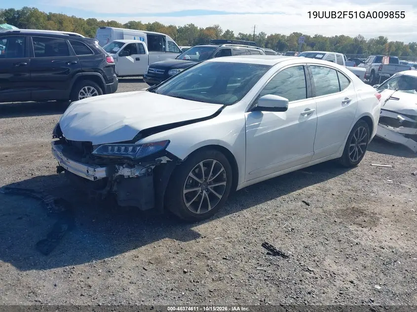 2016 ACURA TLX VIN 19UUB2F51GA009855 — фото 2
