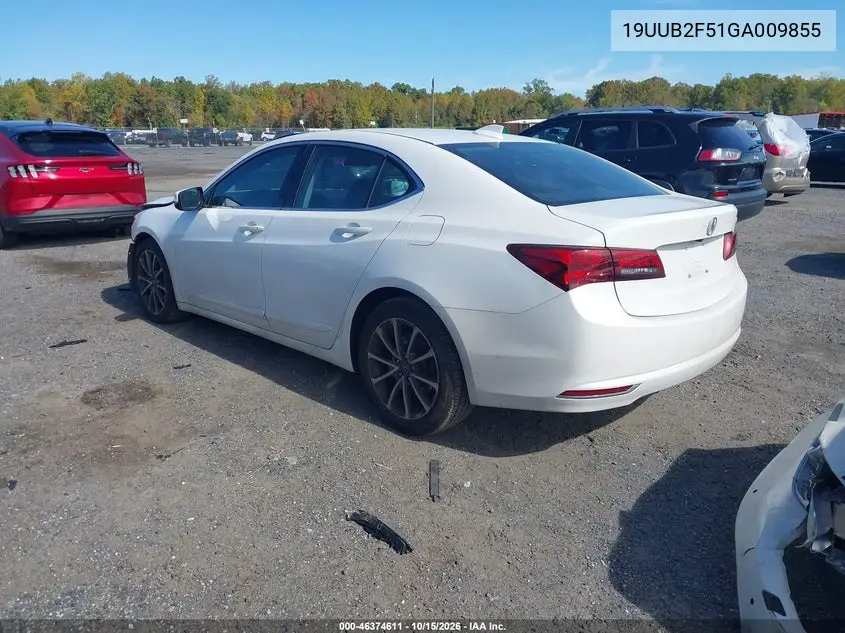 2016 ACURA TLX VIN 19UUB2F51GA009855 — фото 3