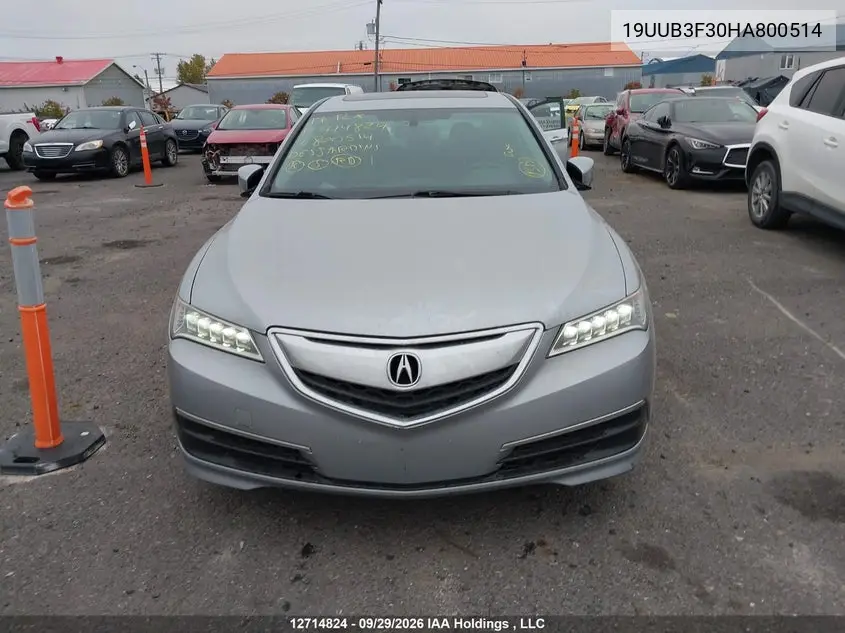 2017 ACURA TLX VIN 19UUB3F30HA800514 — фото 12