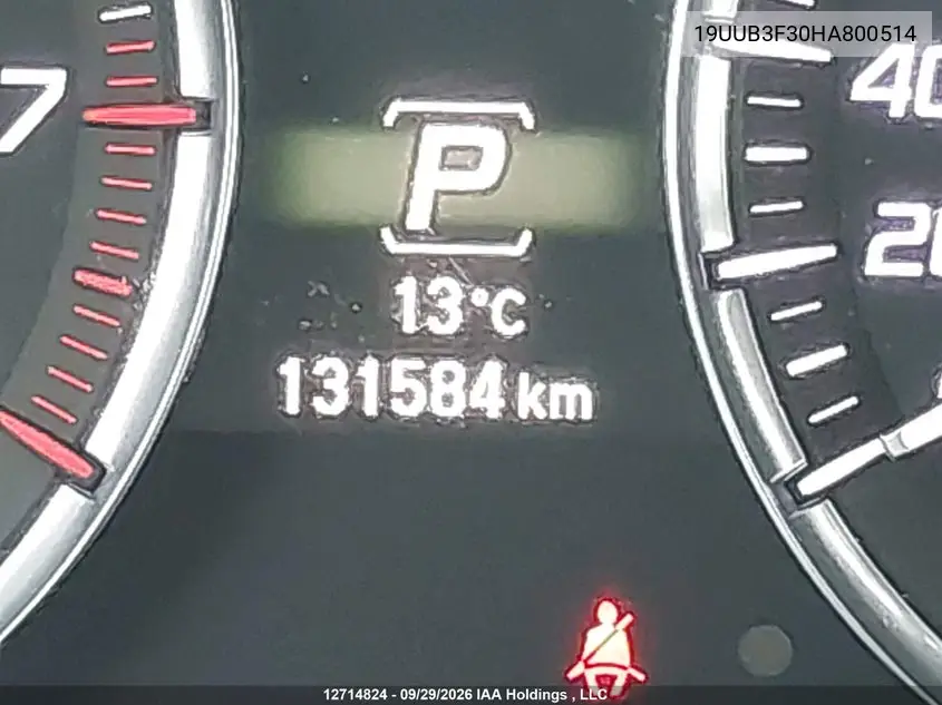 2017 ACURA TLX VIN 19UUB3F30HA800514 — фото 15