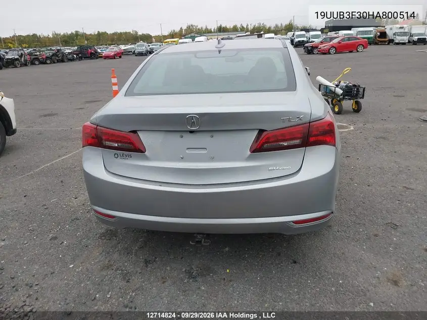 2017 ACURA TLX VIN 19UUB3F30HA800514 — фото 16