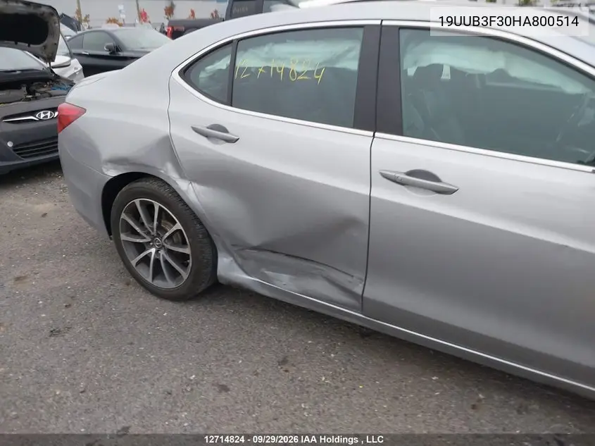 2017 ACURA TLX VIN 19UUB3F30HA800514 — фото 6