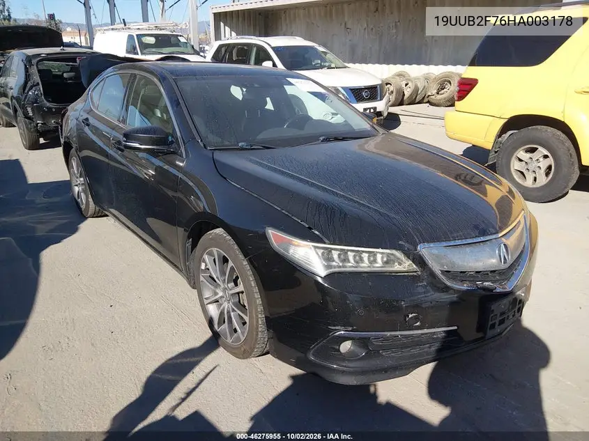 ACURA TLX 2017, VIN 19UUB2F76HA003178