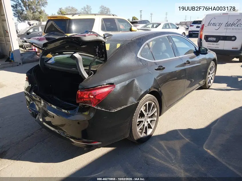 2017 ACURA TLX VIN 19UUB2F76HA003178 — фото 4