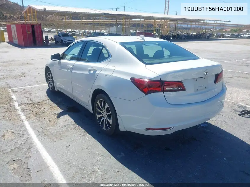 2017 ACURA TLX VIN 19UUB1F56HA001200 — фото 3