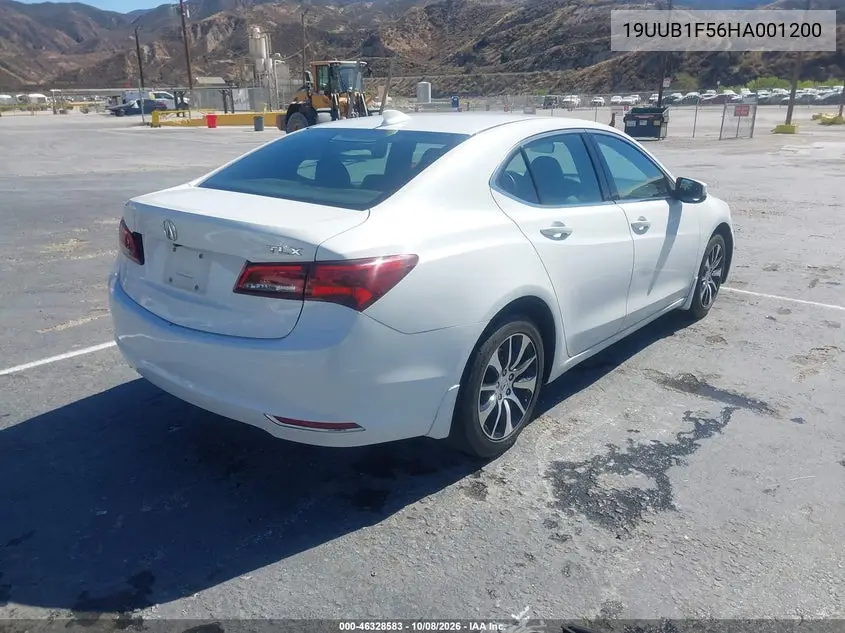 2017 ACURA TLX VIN 19UUB1F56HA001200 — фото 4