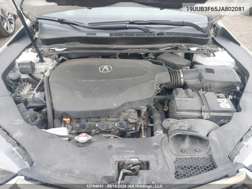 2018 ACURA TLX VIN 19UUB3F65JA802081 — фото 10