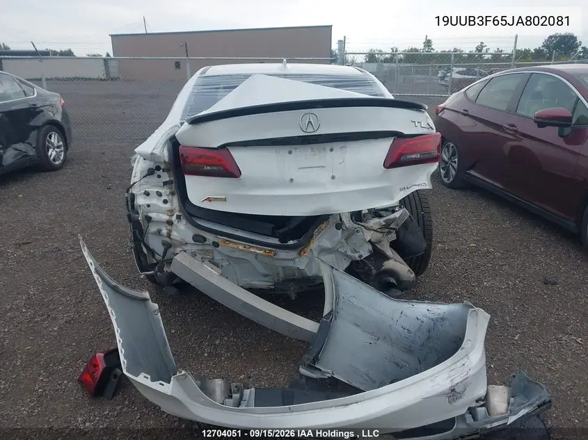 2018 ACURA TLX VIN 19UUB3F65JA802081 — фото 16