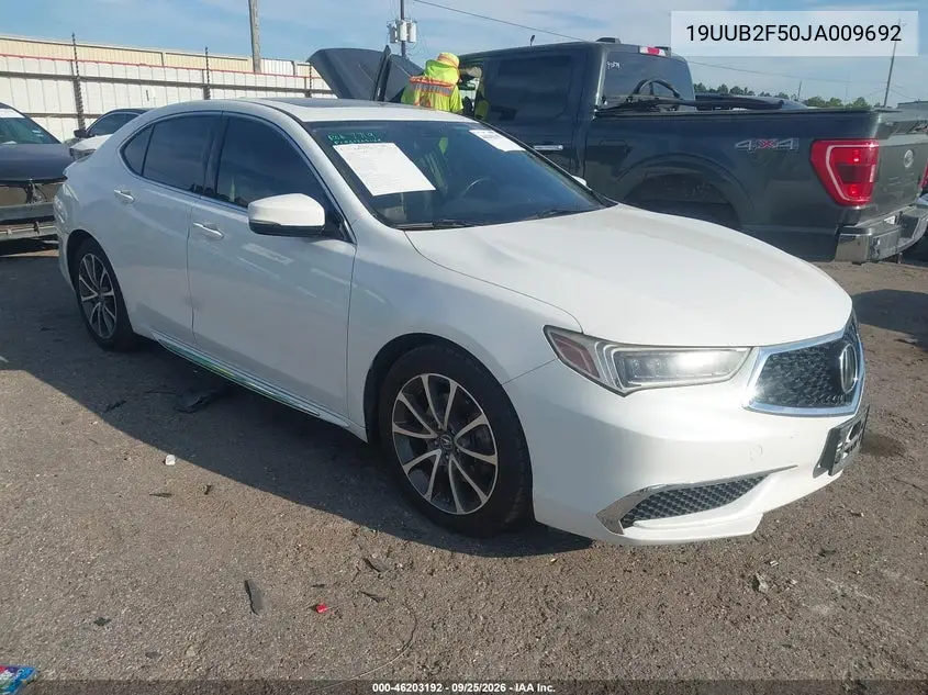 ACURA TLX 2018, VIN 19UUB2F50JA009692