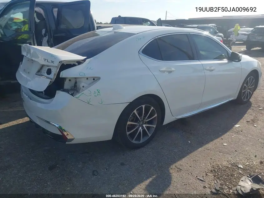 2018 ACURA TLX VIN 19UUB2F50JA009692 — фото 4