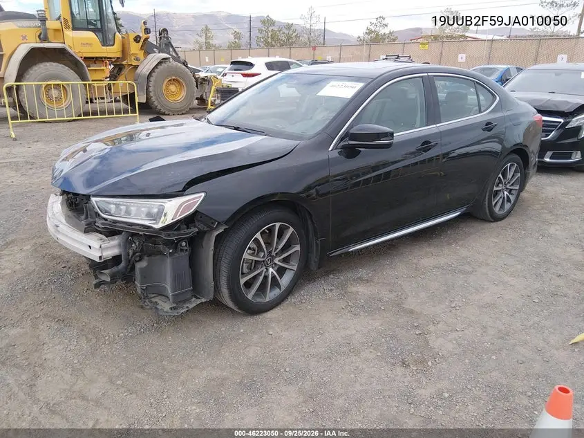 2018 ACURA TLX VIN 19UUB2F59JA010050 — фото 2