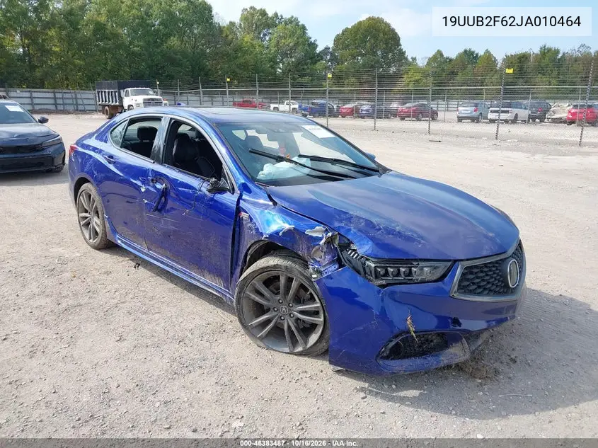 ACURA TLX 2018, VIN 19UUB2F62JA010464