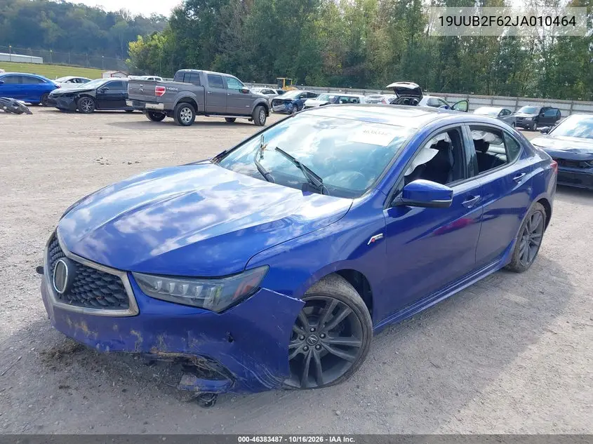 2018 ACURA TLX VIN 19UUB2F62JA010464 — фото 2