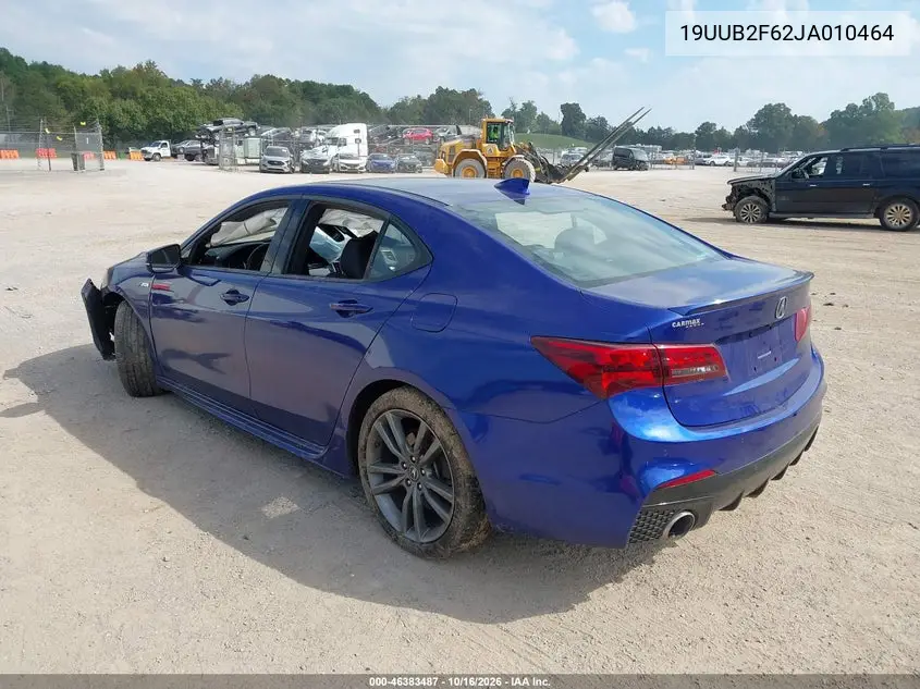 2018 ACURA TLX VIN 19UUB2F62JA010464 — фото 3