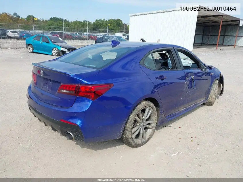 2018 ACURA TLX VIN 19UUB2F62JA010464 — фото 4