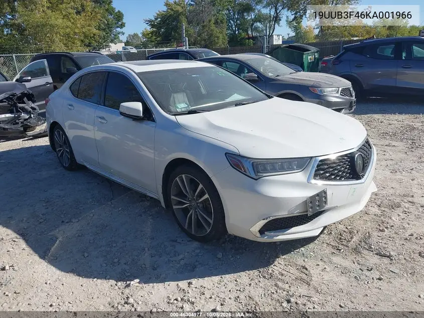 ACURA TLX 2019, VIN 19UUB3F46KA001966