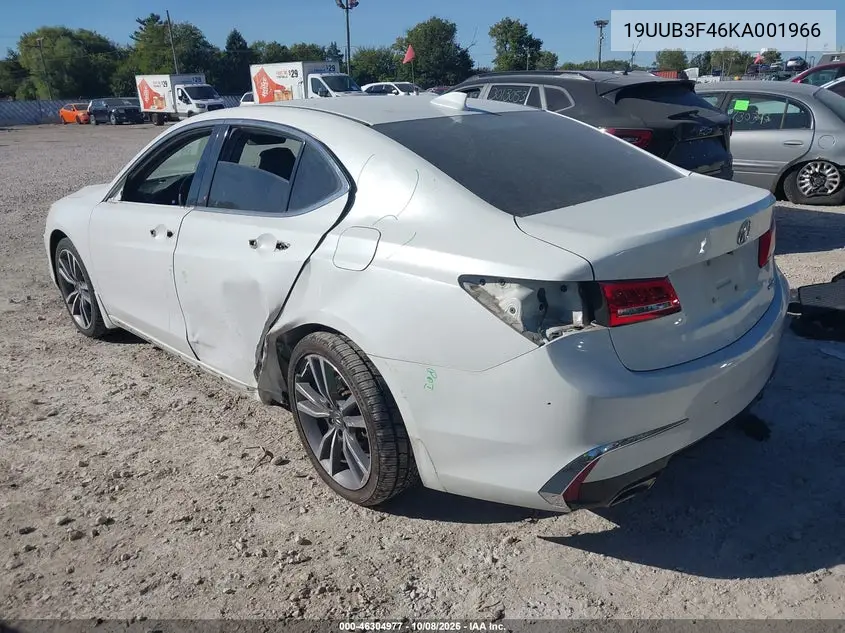 2019 ACURA TLX VIN 19UUB3F46KA001966 — фото 3