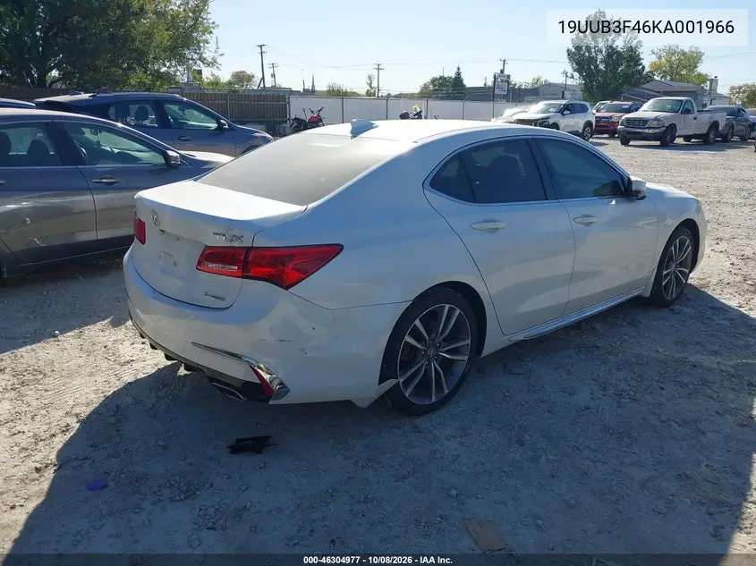 2019 ACURA TLX VIN 19UUB3F46KA001966 — фото 4