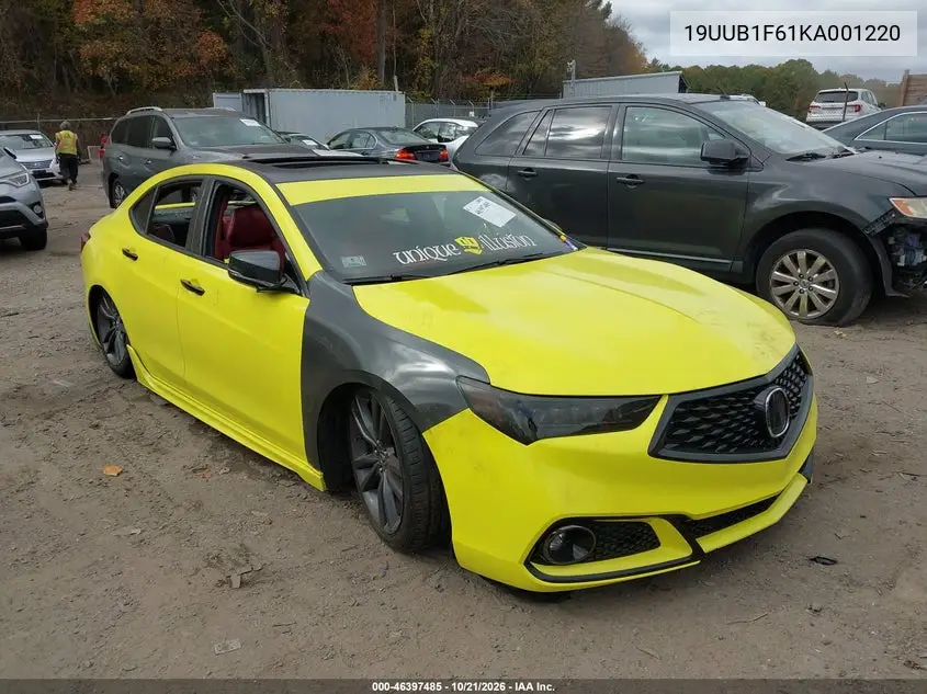 ACURA TLX 2019, VIN 19UUB1F61KA001220