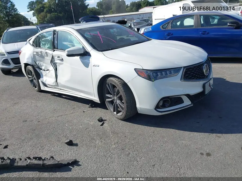 ACURA TLX 2020, VIN 19UUB1F68LA001314