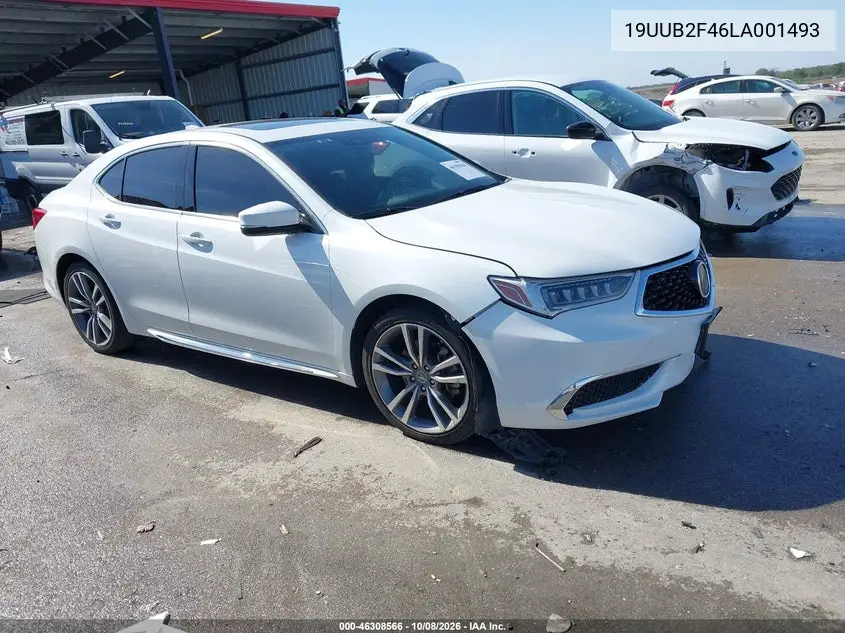 ACURA TLX 2020, VIN 19UUB2F46LA001493