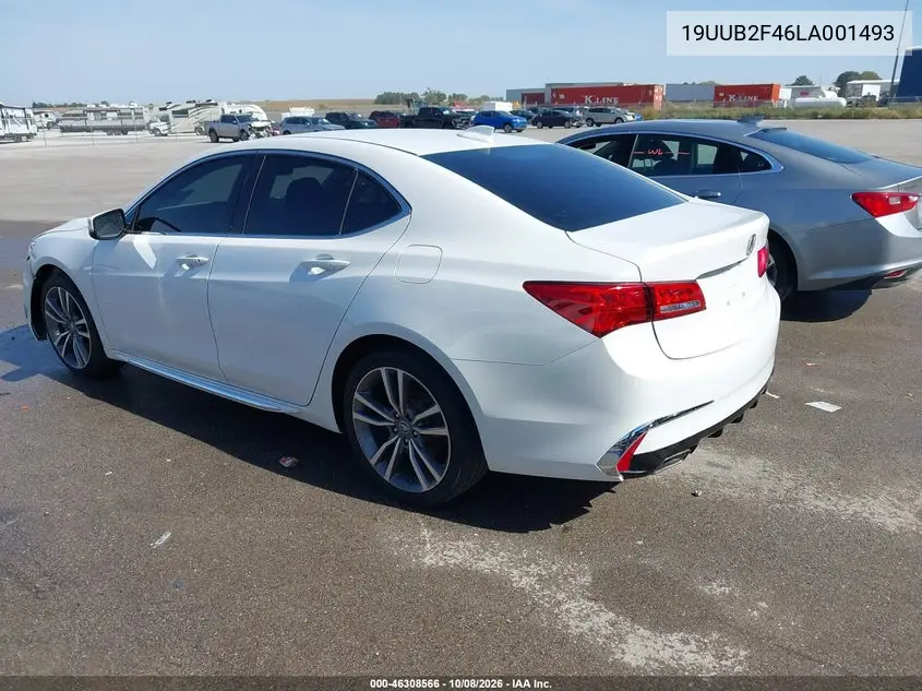 2020 ACURA TLX VIN 19UUB2F46LA001493 — фото 3