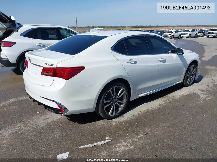 2020 ACURA TLX VIN 19UUB2F46LA001493 — фото 4