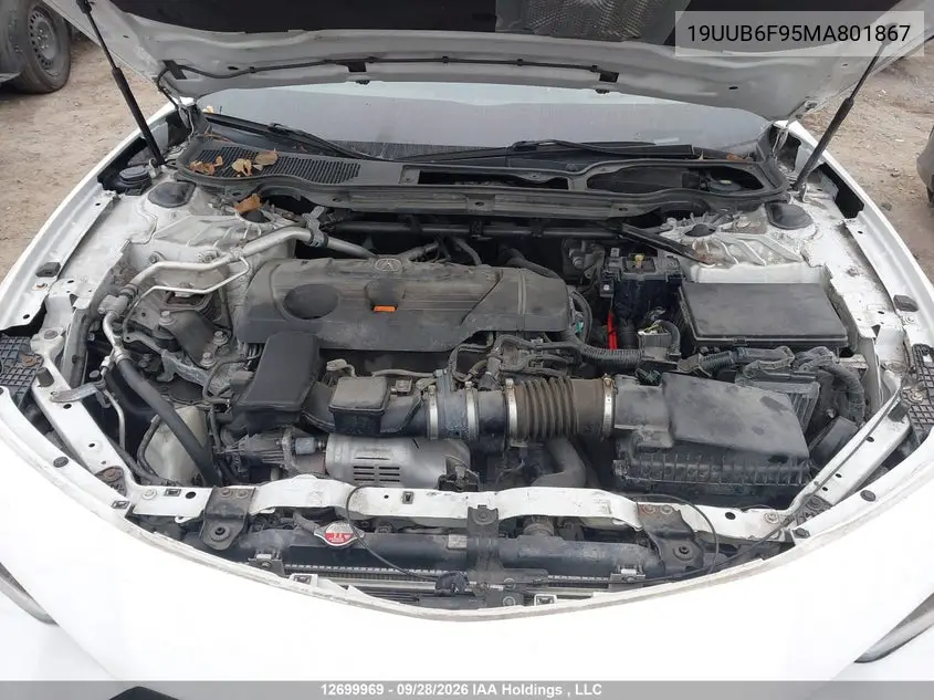 2021 ACURA TLX VIN 19UUB6F95MA801867 — фото 10