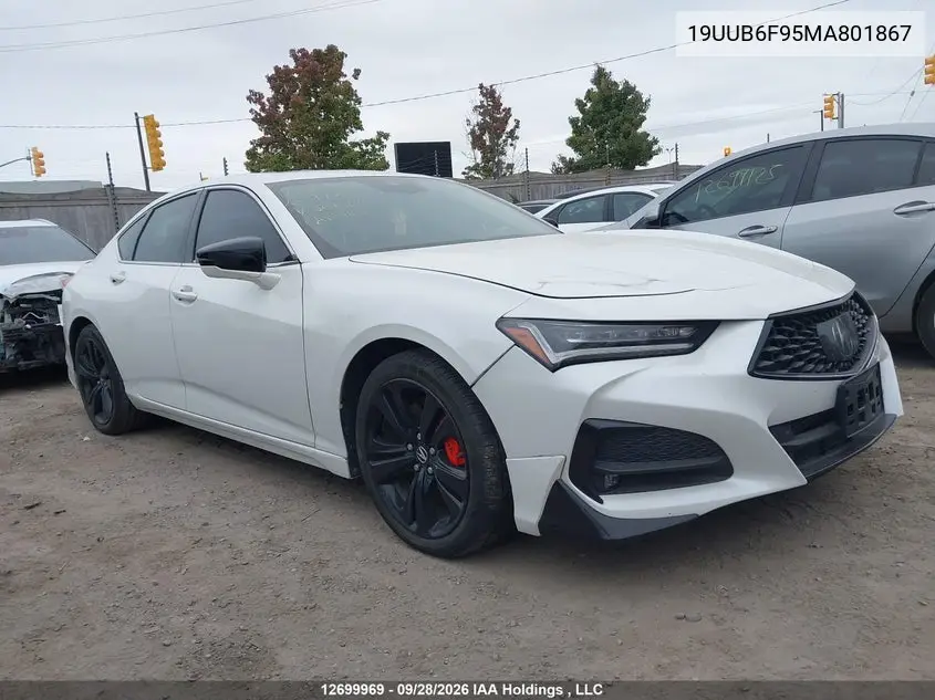 2021 ACURA TLX VIN 19UUB6F95MA801867 — фото 13
