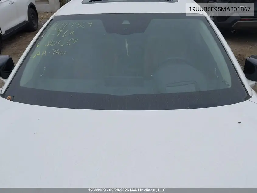 2021 ACURA TLX VIN 19UUB6F95MA801867 — фото 17