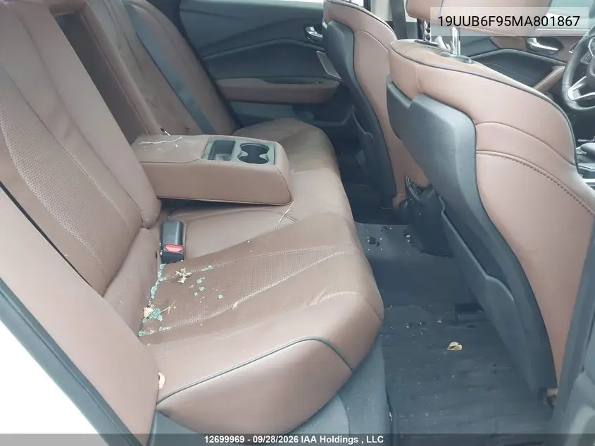 2021 ACURA TLX VIN 19UUB6F95MA801867 — фото 8