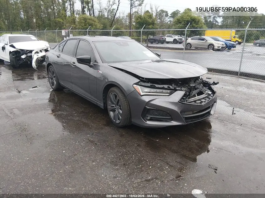ACURA TLX 2023, VIN 19UUB5F59PA000306