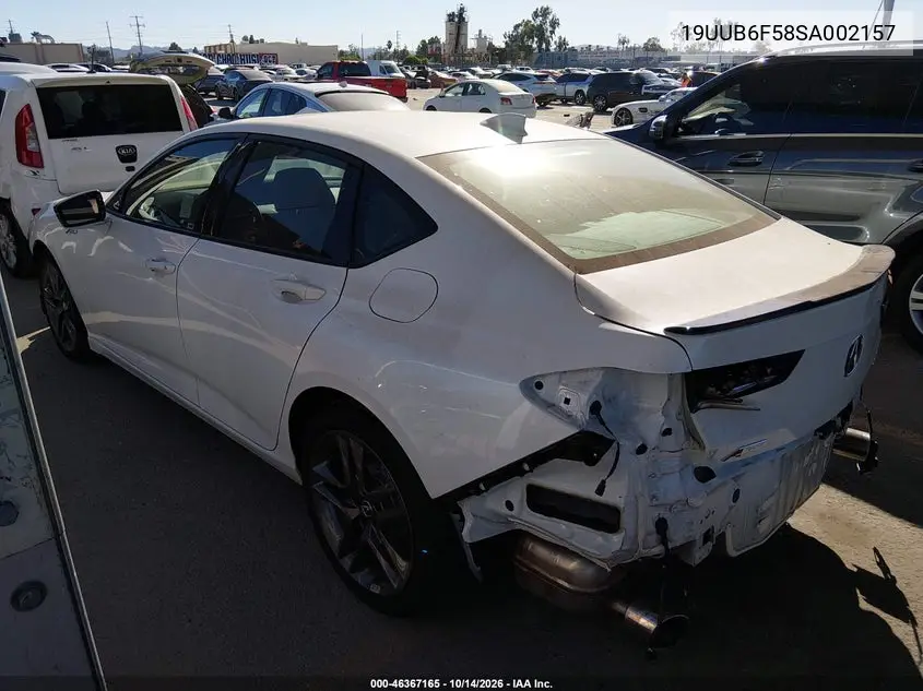 2025 ACURA TLX VIN 19UUB6F58SA002157 — фото 3