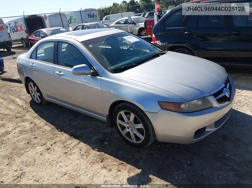 ACURA TSX 2004, VIN JH4CL96944C025128