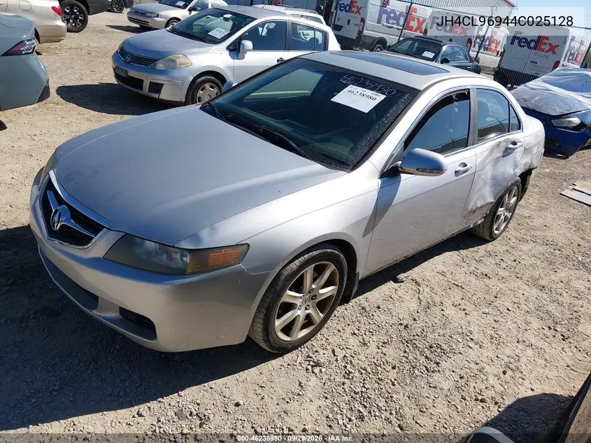 2004 ACURA TSX VIN JH4CL96944C025128 — фото 2