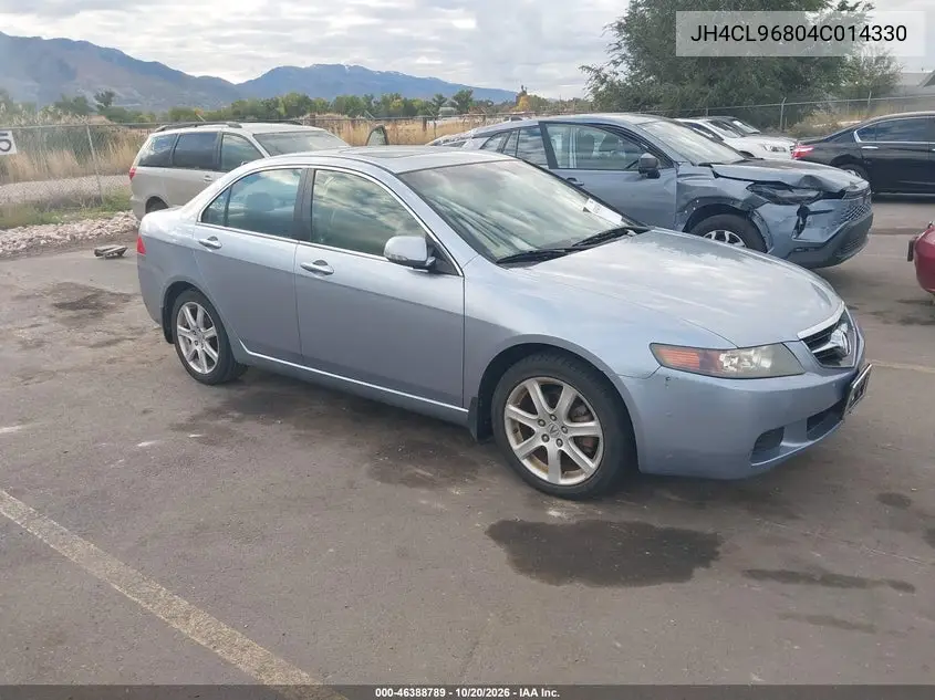 ACURA TSX 2004, VIN JH4CL96804C014330