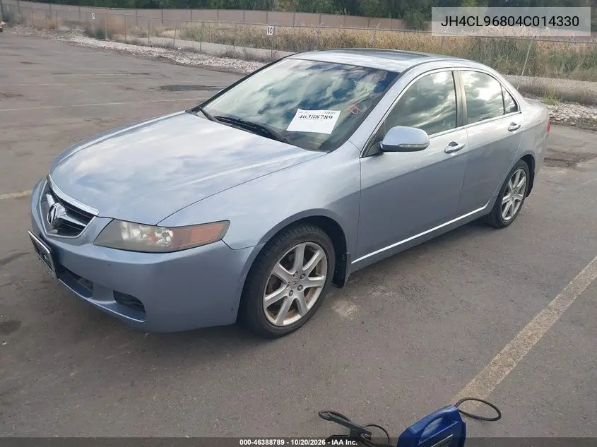 2004 ACURA TSX VIN JH4CL96804C014330 — фото 2