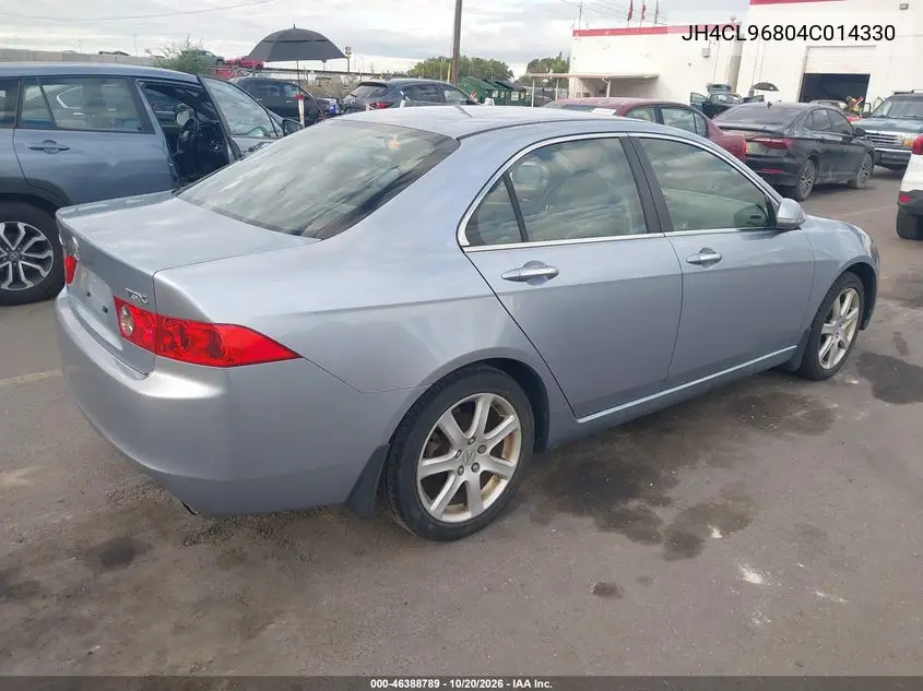 2004 ACURA TSX VIN JH4CL96804C014330 — фото 4