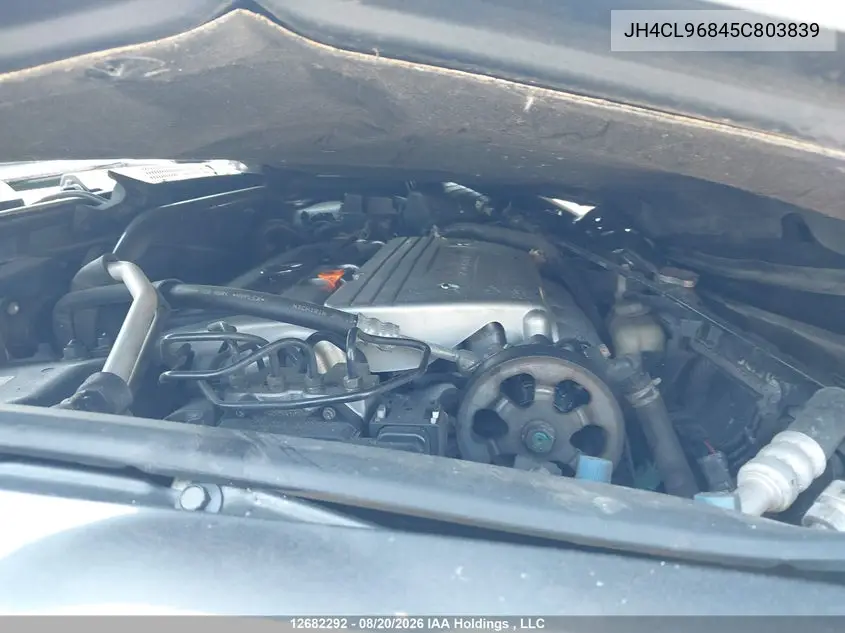 2005 ACURA TSX VIN JH4CL96845C803839 — фото 10