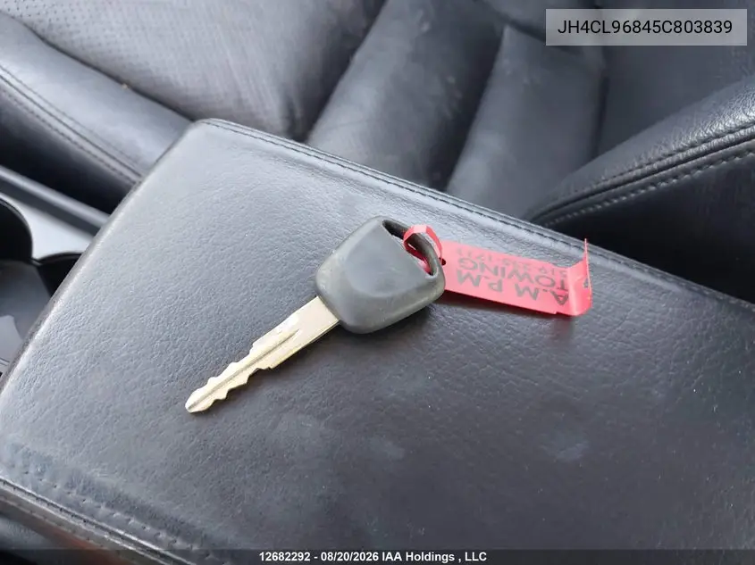 2005 ACURA TSX VIN JH4CL96845C803839 — фото 11