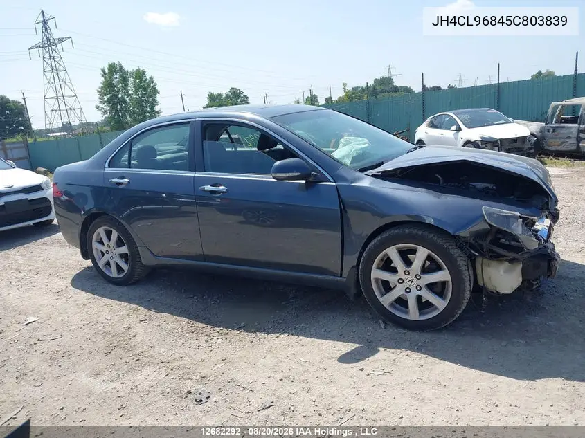 2005 ACURA TSX VIN JH4CL96845C803839 — фото 14
