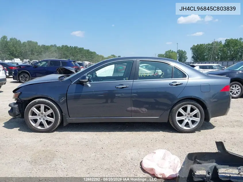 2005 ACURA TSX VIN JH4CL96845C803839 — фото 15