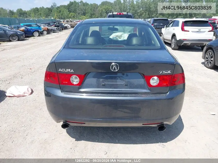 2005 ACURA TSX VIN JH4CL96845C803839 — фото 17