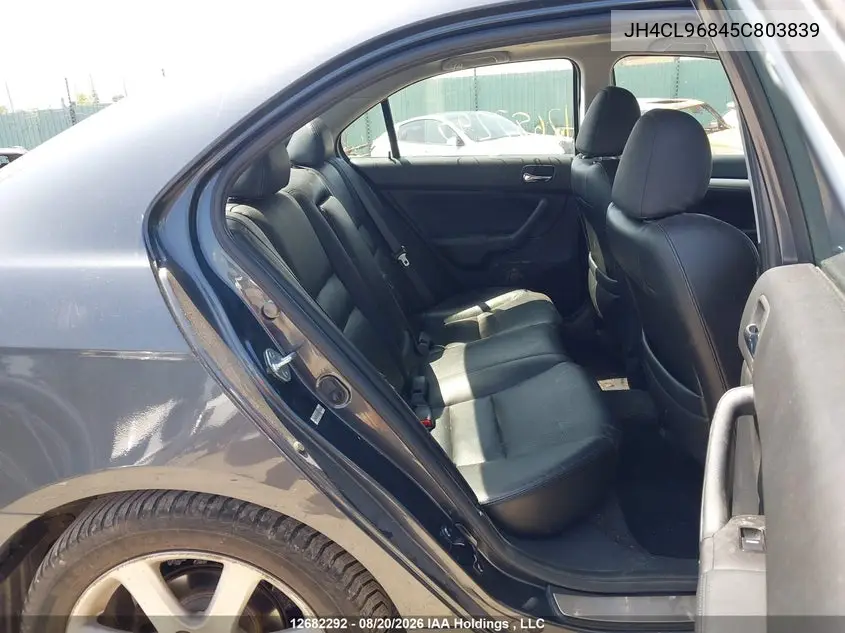 2005 ACURA TSX VIN JH4CL96845C803839 — фото 8